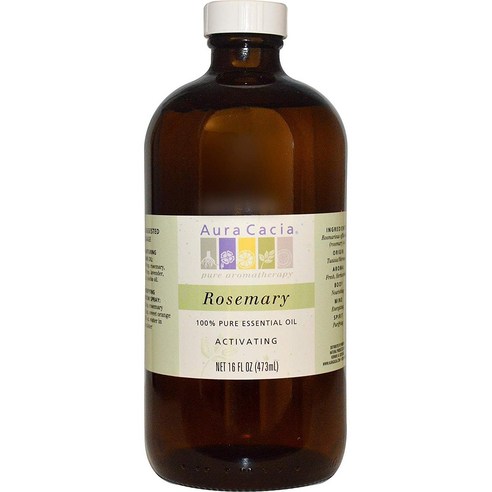 아우라카시아 퓨어 에센셜 오일, 473ml, Activating Rosemary