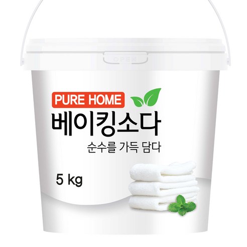 퓨어홈 베이킹소다 용기 5 kg, 5kg, 1개