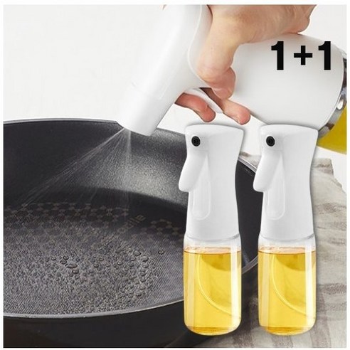 골드스타일 다용도 사용 원터치 다용도 오일 스프레이 분무기 기름병 보틀 1+1, 220ml, 1세트