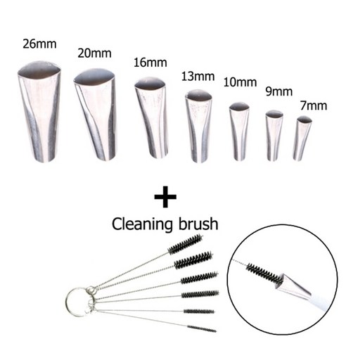 실리콘노즐 추천제품 스테인레스 스틸 코킹 실리콘 노즐 세트 그라우트 접착제