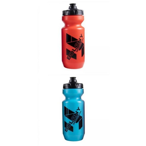 2 PCS 자전거 물병 짜기 사이클링 플라스틱 스포츠 병 22oz, 레드+블루, {"사이즈":"7.4x7.4x21.2cm"}, {"수건소재":"PP5 실리콘"}