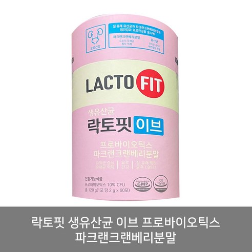 락토핏 이브 유산균 60p, 120g, 1개