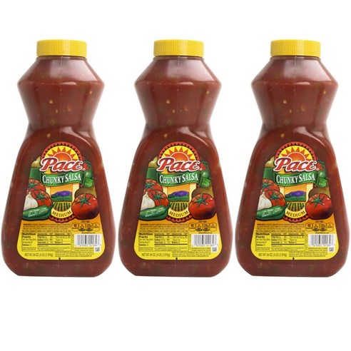 페이스 청키 살사 미디엄 글루텐 프리, 1.81kg, 3개