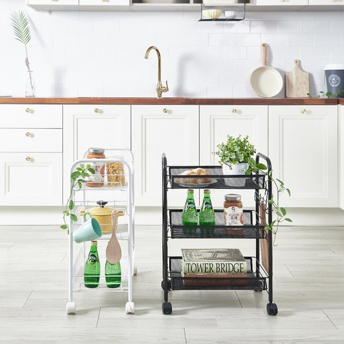 다목적 이동식 트롤리선반: 주방, 욕실, 사무실에 이상적인 수납 솔루션