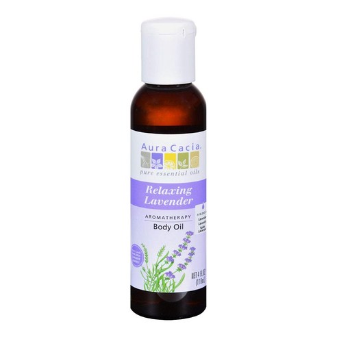 아우라카시아 아로마테라피 바디 오일, 118ml, 1개, Relaxing Lavender