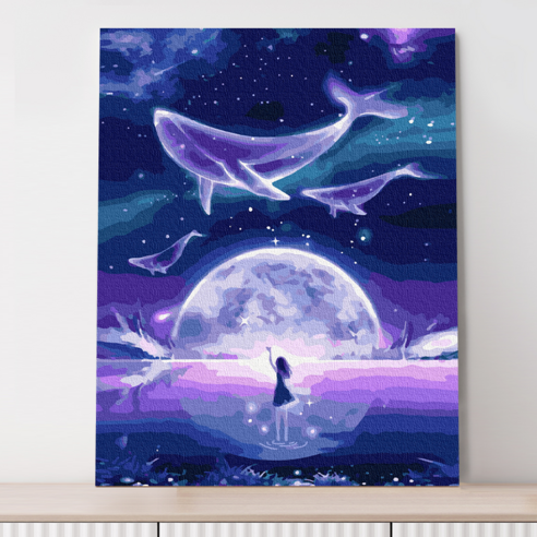 플레이어바웃 DIY 명화 그리기 세트 40 x 50 cm, 고래의꿈, 1개