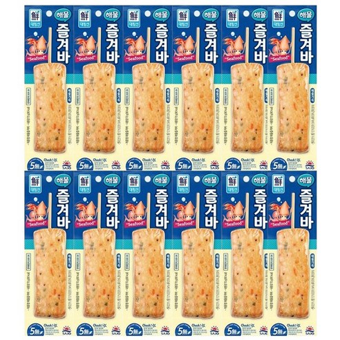 사조 대림 해물 즐겨바 70g x 12개 / 핫바 어묵바
