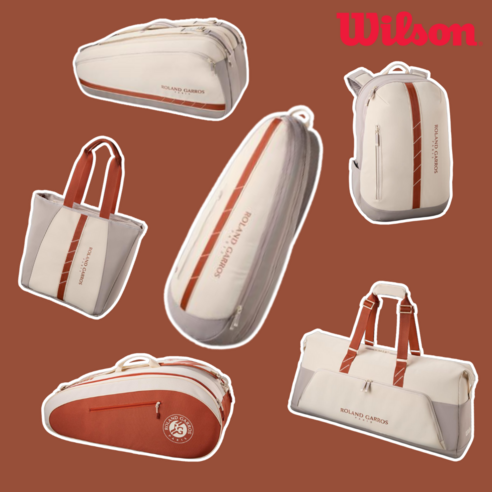 2025 윌슨 롤랑가로스 슈퍼투어 3PK 테니스가방: 코트 위 품격을 더하다 윌슨가방