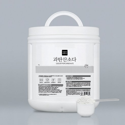 가성비가브랜드다 과탄산소다 산소계 표백제 버킷 5KG+계량스푼, 1개, 5kg