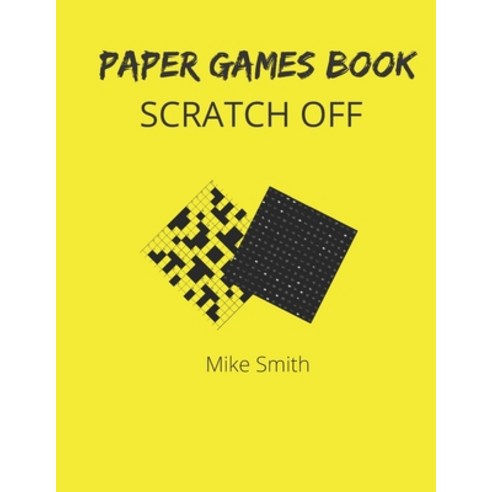 Paper Games Book Scratch Off Paperback, Independently Published, English, 9798709039667