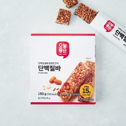 오늘좋은 단백질바 150g, 5박스