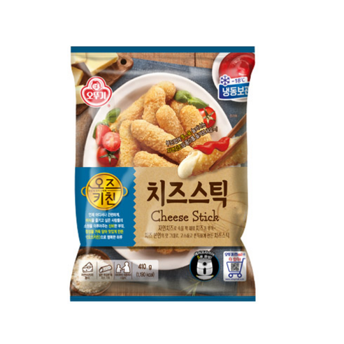 오뚜기 오즈키친 치즈스틱 410g, 18개 판매 하이즐치즈스틱