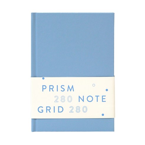 인디고 프리즘 280 모눈 양장노트, 밀키블루, 1개