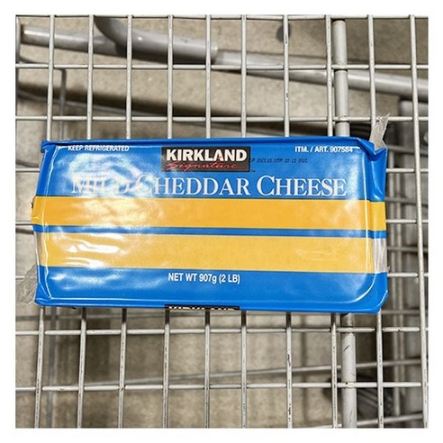 KIRKLAND SIGNATURE 마일드 체다치즈 907G, 아이스박스포장, 1개