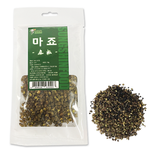 [차이나푸드] 산초 마죠 30g 10개 중국식품 마자오 산초열매 중국향신료 청마죠