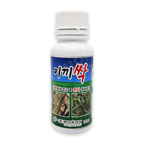 이끼싹 100ml 산소 묘지 잔디 화분 이끼 청태 제거제 잔디영양제, 1개