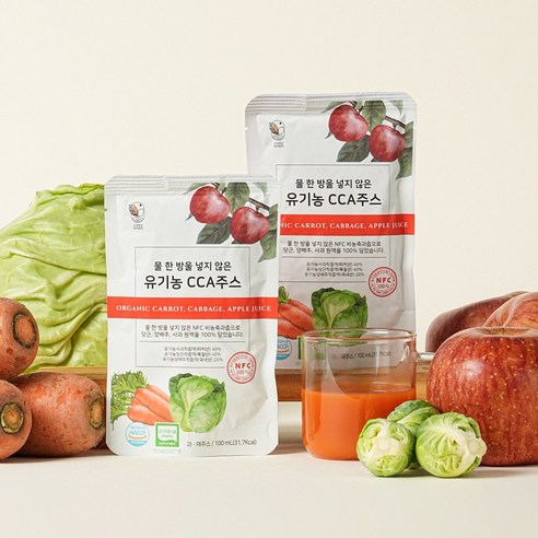 자연의 건강함을 그대로 담은, 자연해답 유기농 CCA 주스로 당신의 하루를 싱그럽게!
