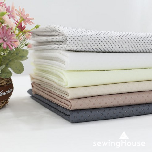 소파 미끄럼 방지, 이제 걱정 끝! 베이지 도트 논슬립 원단 솔직 후기 미끄럼방지원단