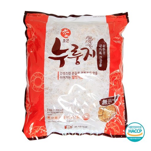 참조은 누룽지 3kg, 2개