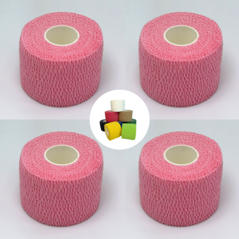 에스토스포츠 크로스핏 훅그립테이프 5cm x 4.5m (4개), 핑크 4개, 4개