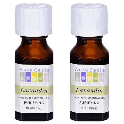 아우라카시아 퓨어 에센셜 오일 퓨리파잉 라벤더, 15ml, 2개
