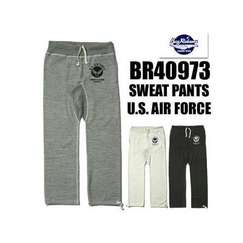 버즈릭슨 스웨트 팬츠 BR40973 SWEAT PANTS US AIR FORCE 기모 프린트