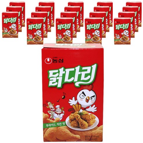 농심닭다리 후라이드 치킨맛, 66g, 60개