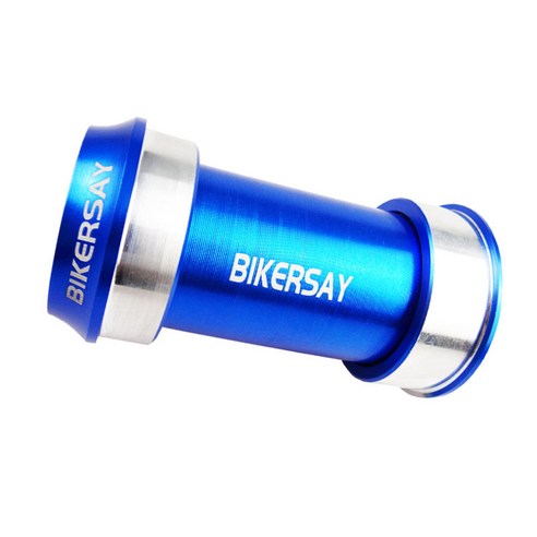 하단 브래킷 베어링 자전거는 차축을 통해 24mm를 위한 BB 산악 자전거를 분해합니다, 파란색, 알루미늄 합금