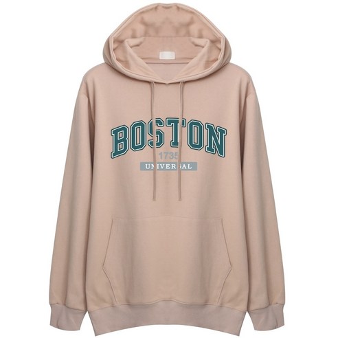 그린보스턴기모후드 국내생산 M~2XL 남여공용 빅사이즈 티셔츠 남성 남자 여성 여자 기모 후드티