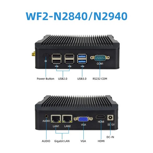 올인원pc 팬리스 방화벽 소프트 라우터 인텔 셀러론 J4125 쿼드 코어 4GB 64GB 게이트웨이 4 LAN I225 I226 2.5G N5095 네트워크 Pfsense 미니 P, [01] N2840, [05] 8GB Ram 128GB NVMe