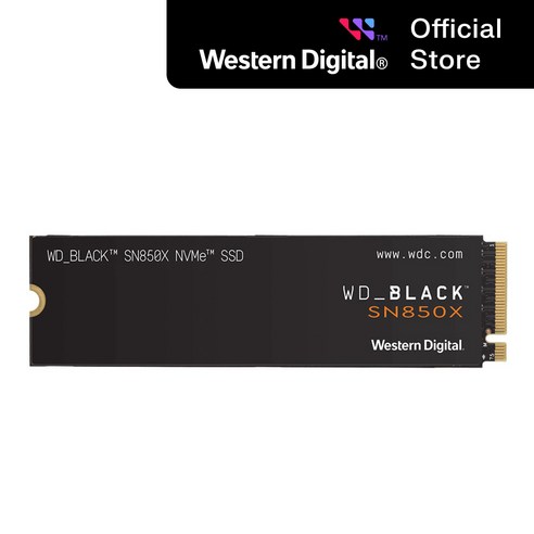 [WD대리점] WD Black SN850X M.2 NVMe SSD 1TB 공식 인증 정품 무상AS 5년