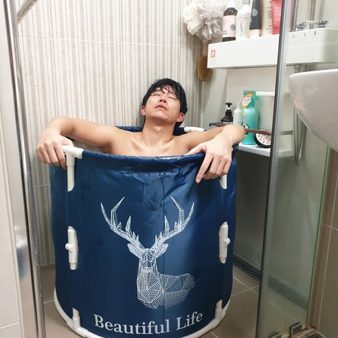 편안함과 편리성을 완벽하게 조화한 휴대용 욕조