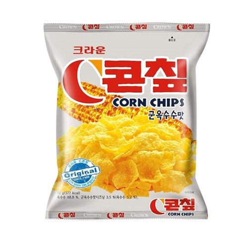 크라운 C콘칲 군옥수수맛 70g x 5개