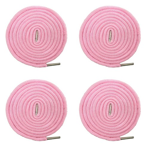 (4개세트) 140cm 원형 후드끈 바지끈 후드티 끈 츄리닝 허리끈 철팁 스트링 35색상, 분홍(4개), 1개