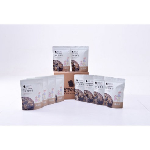 농부마음 박진수 찹쌀 김부각 10팩묶음 (선물용)