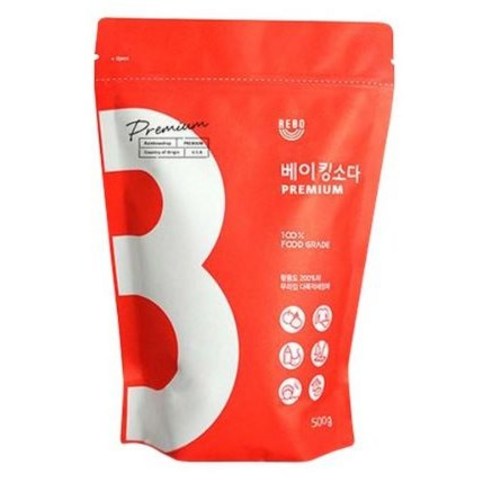 레인보우샵 베이킹소다 프리미엄, 500g, 1개