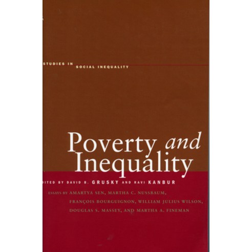 (영문도서) Poverty and Inequality Paperback, Stanford University Press, English, 9780804748438