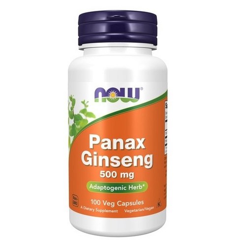 나우푸드 파낙스 진생 500mg 캡슐 글루텐 프리, 100정, 4개