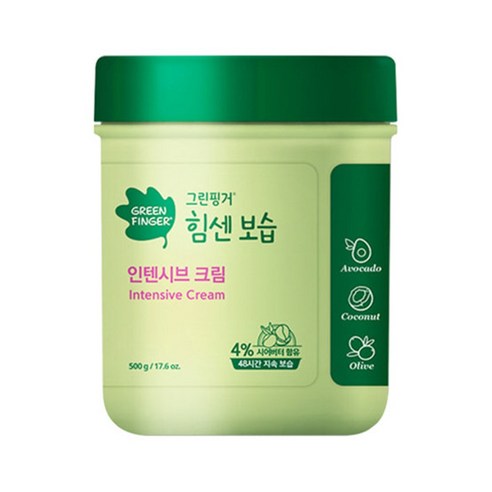 그린핑거 힘센 보습 인텐시브 크림 머스크향, 500g, 1개