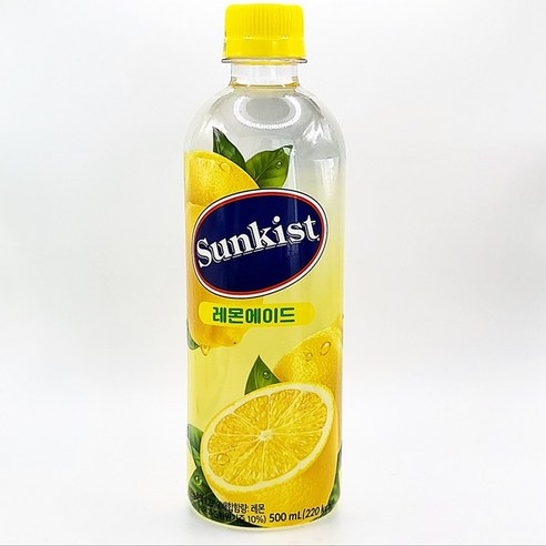 썬키스트 리얼과즙 레몬에이드, 500ml, 18개