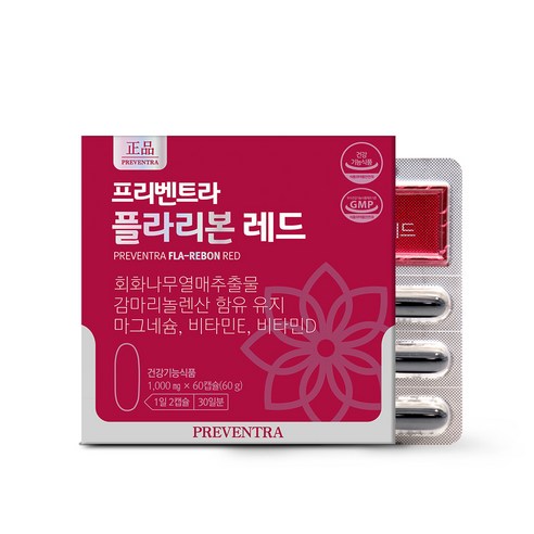 여성갱년기 플라리본 레드 60g, 60정, 1개