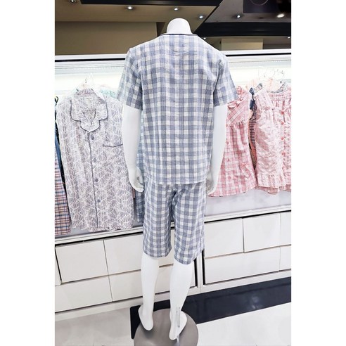 땀 걱정 없이 쾌적한 여름밤, 비비안 남성 면 잠옷으로!