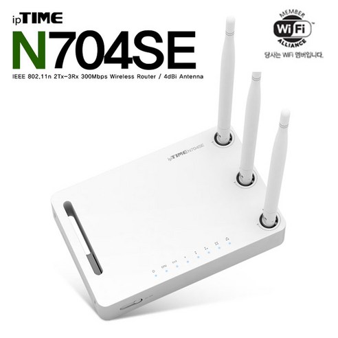 ipTIME N704SE 유무선 공유기, 1개