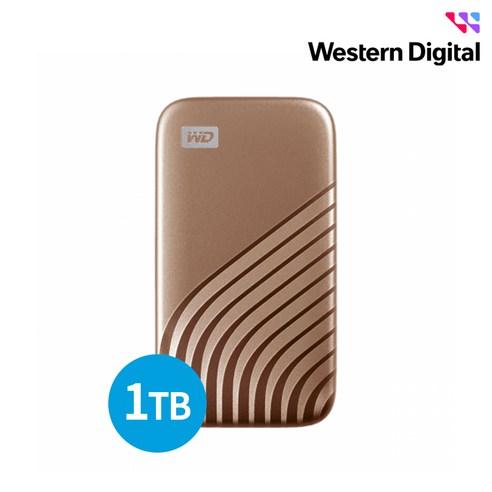 WD NEW My Passport NVMe 외장SSD 1TB, 골드
