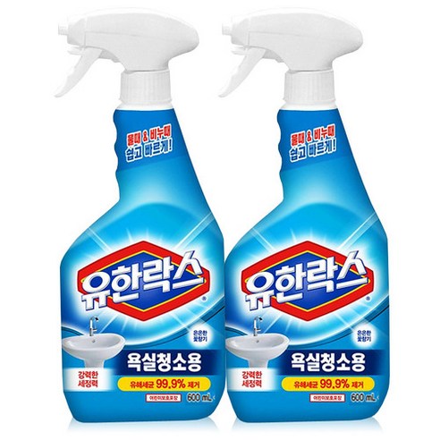 유한락스 욕실청소 600ml x 2개, 상세페이지 참조, 상세페이지 참조, 상세페이지 참조, 상세페이지 참조