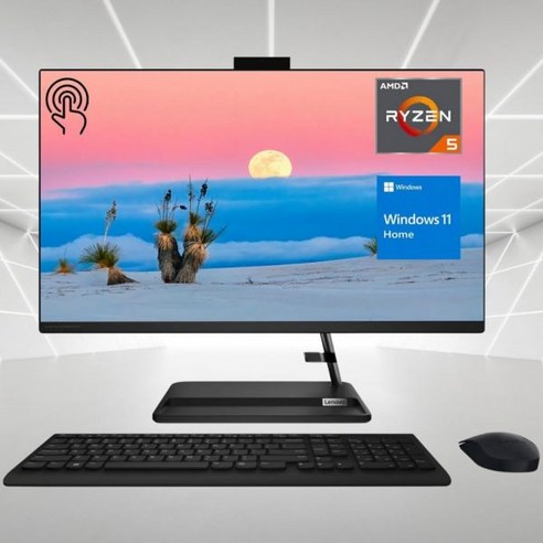 Lenovo 아이디어 센터 AIO 3 올인원 27 FHD 터치스크린 AMD Ryzen 5 7530U 프로세서비츠 i711700H 16GB RAM 512GB SSD HDMI RJ, 16GB RAM | 512GB SSD