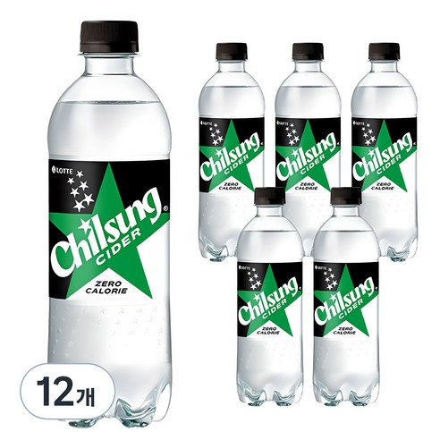 칠성사이다 제로, 500ml, 12개