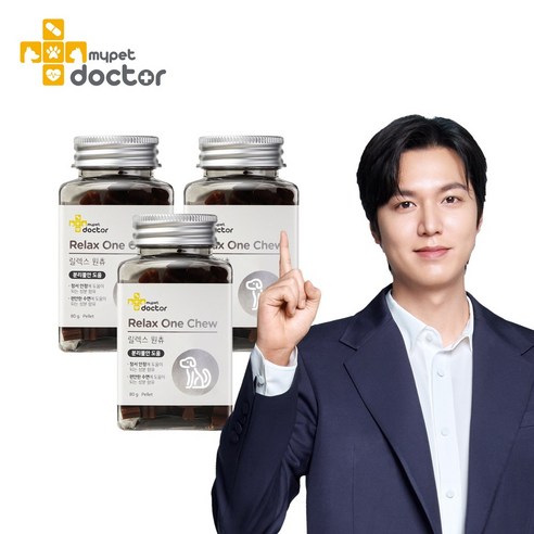 [마이펫닥터] 릴렉스원츄 강아지 영양제 분리불안 간식 스트레스 케어 80g, 안정보조, 60g, 3개