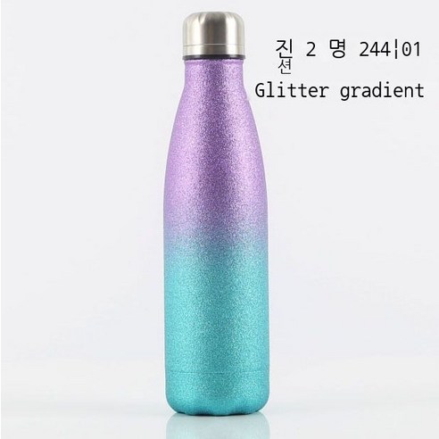 304 스테인리스강 스포츠 주전자 선물 컵, 금파가 점차 변하다., 500ml