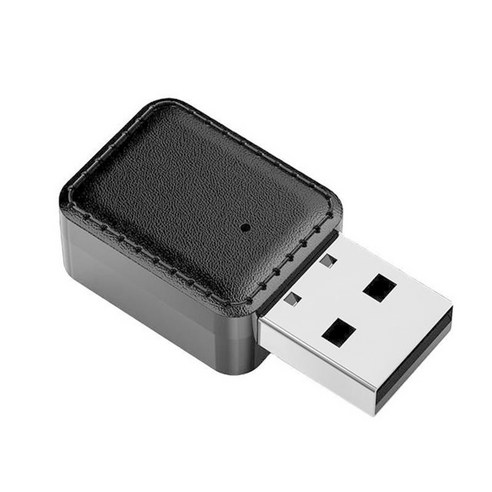 2 인 1 블루투스 어댑터 5.0 USB 블루투스 5.0 수신기 송신기, 검은 색